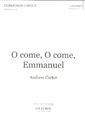 O come o come  Emmanuel&nbsp;&nbsp;for mixed chorus and organ&nbsp;&nbsp;score