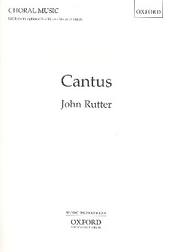Cantus for mixed chorus and organ  (brass)  score