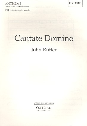 Cantate domino  for mixed chorus unaccompanied, score (la)  