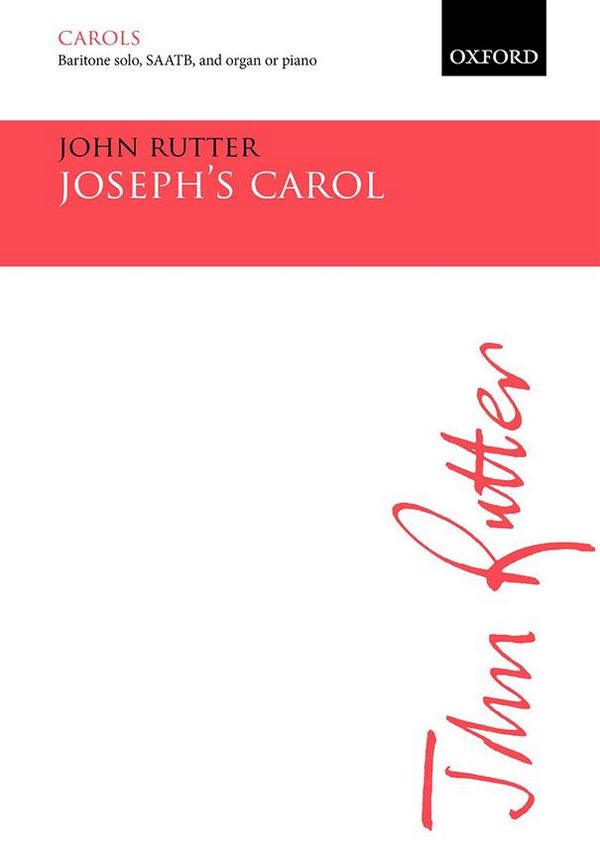 Rutter - Joseph Carol&nbsp;&nbsp;mixed chorus&nbsp;&nbsp;Vocal Score
