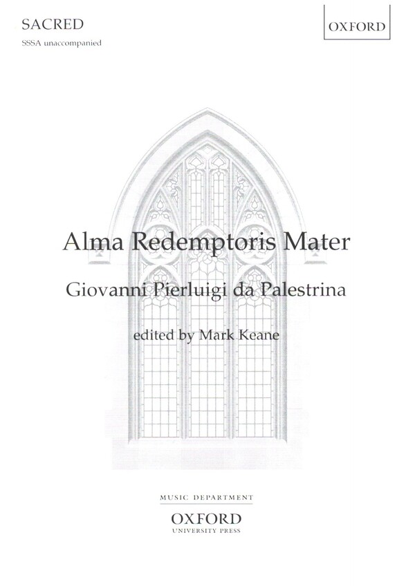 Alma Redemptoris Mater  for female chorus (SSSA) unaccompanied  score