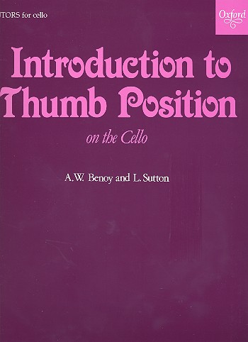 Introduction to thumb position&nbsp;&nbsp;for cello&nbsp;&nbsp;