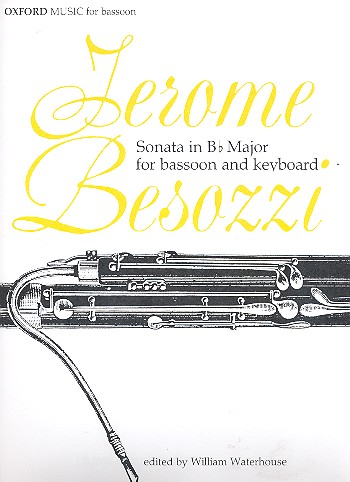 Sonata B flat major for&nbsp;&nbsp;bassoon and keyboard&nbsp;&nbsp;