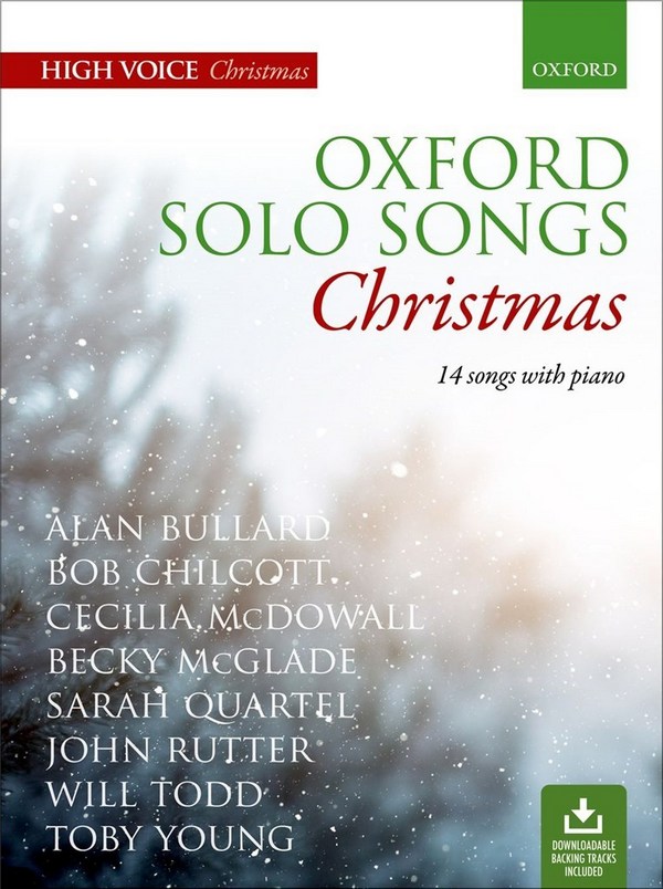 Oxford Solo Songs: Christmas (+Online Audio)&nbsp;&nbsp;for high voice and piano&nbsp;&nbsp;score