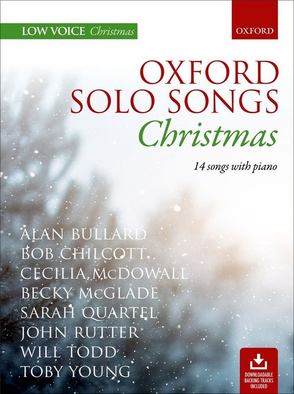 Oxford Solo Songs: Christmas (+Online Audio)&nbsp;&nbsp;for low voice and piano&nbsp;&nbsp;score