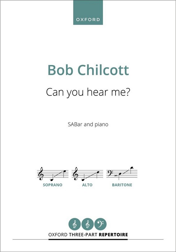 Can you hear me?  for mixes chorus (SABar) and piano  chorus score