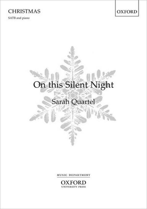 On this Silent Night  for mixed choir and piano  choral score