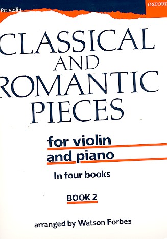 A second Book of classical and  romantic Pieces for violin and piano  