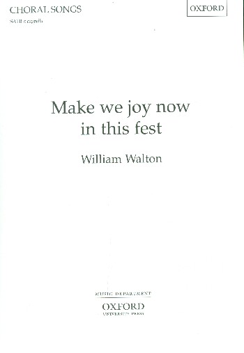 Make we Joy now in this fest  for mixed chorus a cappella  score