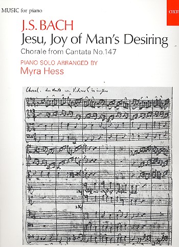 Jesu, Joy of Man's Desiring&nbsp;&nbsp;for piano&nbsp;&nbsp;