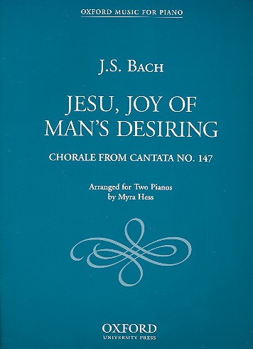 Jesu, Joy of Man's Desiring&nbsp;&nbsp;for 2 pianos&nbsp;&nbsp;2 scores