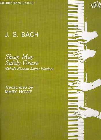 Sheep may safely graze&nbsp;&nbsp;for piano duet&nbsp;&nbsp;score