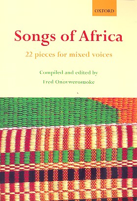 Songs of Africa&nbsp;&nbsp;for mixed chorus (and instruments)&nbsp;&nbsp;score