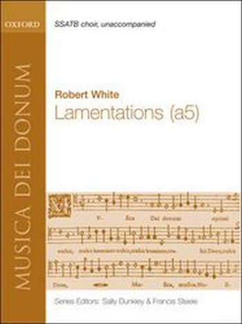 Lamentations  for mixed chorus a cappella  score