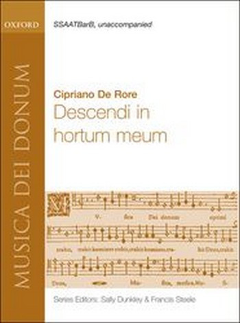 Descendi in hortum meum  for mixed chorus a cappella  score
