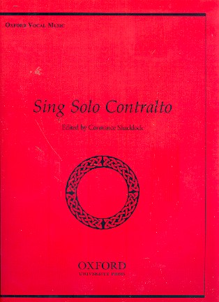 Sing Solo Contralto&nbsp;&nbsp;for alto and piano&nbsp;&nbsp;score