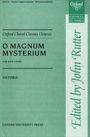 O magnum mysterium  für gem Chor a cappella  Partitur (la/en)