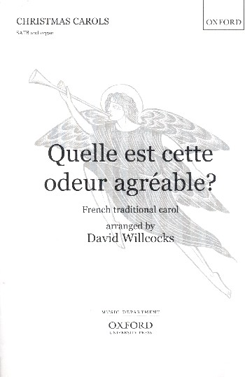 Quelle est cette odeur agréable&nbsp;&nbsp;for mixed chorus and organ&nbsp;&nbsp;score (frz/en)