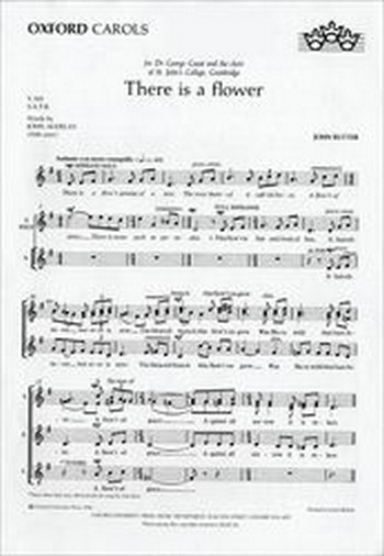There is a flower  for soprano and mixed chorus a cappella  score