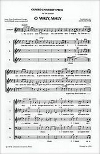 Rutter, John&nbsp;&nbsp;O waly, waly&nbsp;&nbsp;