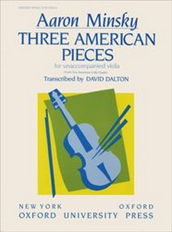 3 American Pieces  for viola  