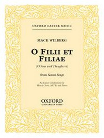 O filii et filiae  for mixed chorus and piano  score