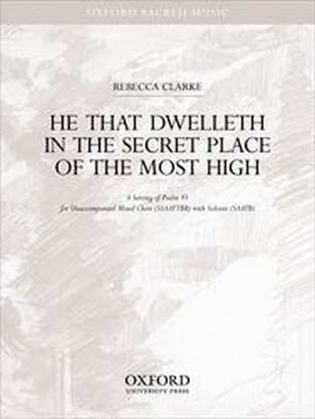 Clarke, Rebecca&nbsp;&nbsp;He that dwelleth in the secret place of the Most High&nbsp;&nbsp;