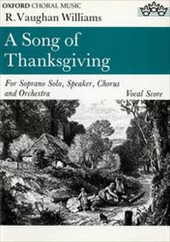 Vaughan Williams, Ralph&nbsp;&nbsp;A Song of Thanksgiving&nbsp;&nbsp;
