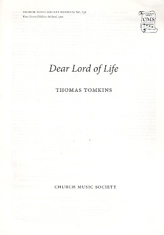 Dear Lord of Life&nbsp;&nbsp;for mixed chorus a cappella&nbsp;&nbsp;score