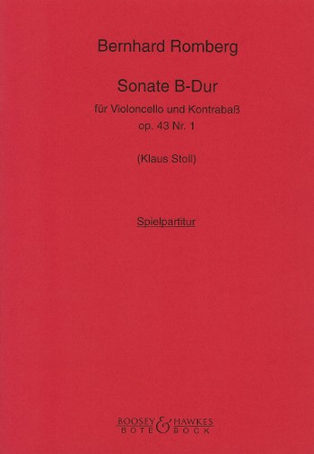 Bernhard Romberg  Sonata in B flat Op.43 No.1  cello & double bass