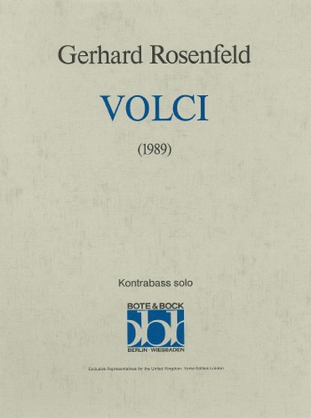 Gerhard Rosenfeld  Volci (1989)  double bass solo