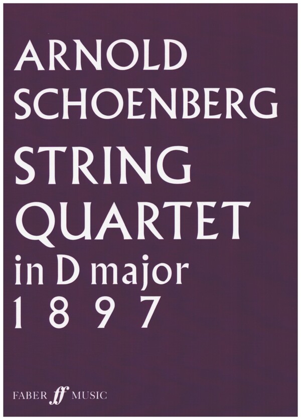 String Quartet in D major  for string quartet  score