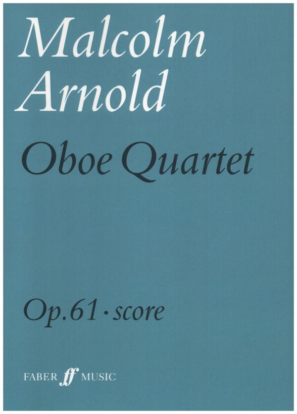 Quartet op.61&nbsp;&nbsp;for oboe, violin, viola and violoncello&nbsp;&nbsp;score