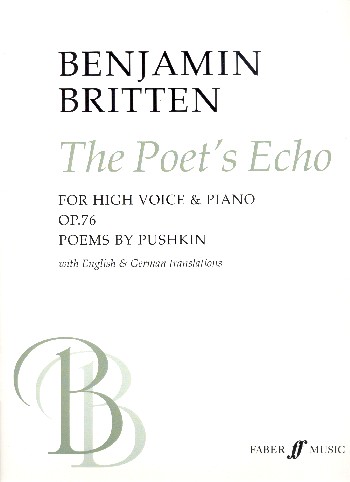 The Poet's Echo op.76&nbsp;&nbsp;for high voice and piano (ru/ en/ dt)&nbsp;&nbsp;