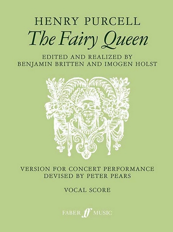 The fairy Queen&nbsp;&nbsp;&nbsp;&nbsp; vocal score