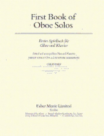 Craxton, J & Richardson, A First Book of Oboe Solos (oboe part)&nbsp;&nbsp;&nbsp;&nbsp;Oboe and piano albums