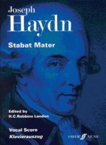 Stabat Mater&nbsp;&nbsp;for soli, mixed chorus and orchestra&nbsp;&nbsp;vocal score (la)