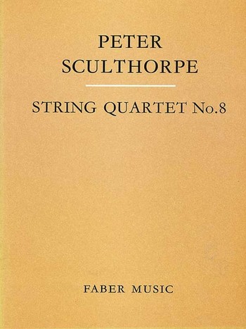 STRING QUARTET NO.8&nbsp;&nbsp;STUDY SCORE (1969)&nbsp;&nbsp;