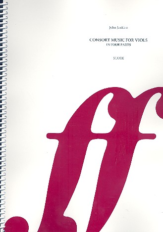 Consort Music for viols in 4 parts  with organ  score