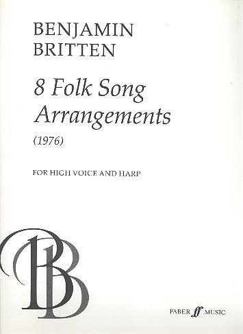 8 Folk Songs  for high voice and harp (1976)  