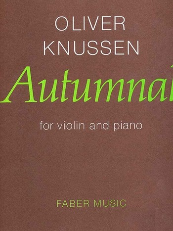 Autumnal (violin and piano)    Violin and piano