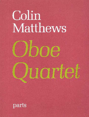 Oboe Quartet no.1&nbsp;&nbsp;for oboe, violin, viola  and cello&nbsp;&nbsp;parts