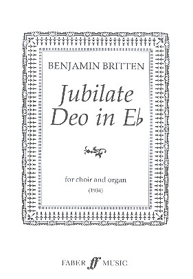 Jubilate deo for mixed chorus and&nbsp;&nbsp;organ&nbsp;&nbsp;score