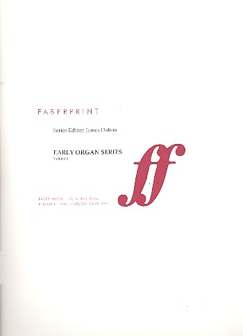 Early Organ Series vol.6&nbsp;&nbsp;Spain and Portugal (1650-1710)&nbsp;&nbsp;VERLAGSKOPIE