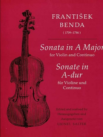 Benda, Frantisek Sonata in A (violin and piano)&nbsp;&nbsp;&nbsp;&nbsp;Violin and piano