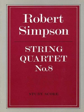 String Quartet no.8&nbsp;&nbsp;for 2 violins, viola and violoncello&nbsp;&nbsp;study score