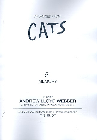 Memory for mixed chorus&nbsp;&nbsp;score&nbsp;&nbsp;