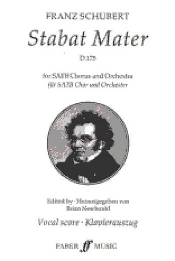 STABAT MATER D175 FUER CHOR UND&nbsp;&nbsp;ORCHESTER, KLAVIERAUSZUG&nbsp;&nbsp;NEWBOULD, BRIAN, ED