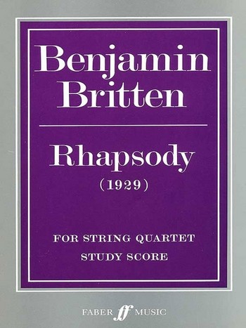 Rhapsody for string quartet (score)&nbsp;&nbsp;&nbsp;&nbsp;String quartet/trio