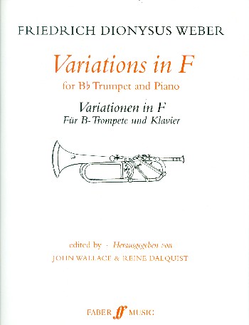 Variations in F for trumpet  and piano  